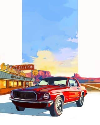RT66 redcar poster