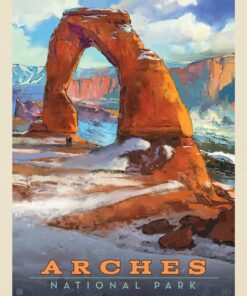 Arches National Park: Snowy Delicate Arch