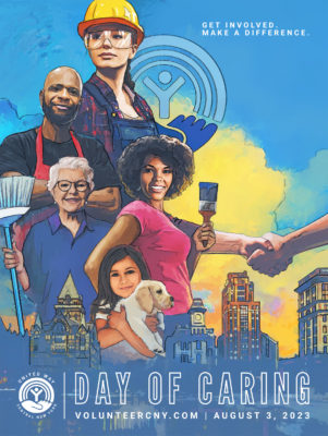 FINAL Small 2023 davidowensillustration.com United.Way Day.of .Caring.Poster